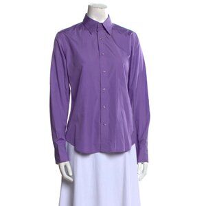 NWOT Ralph Lauren Black Label Long Sleeve Button-Up Top size 10
